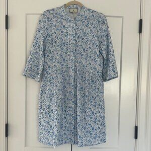 Tuckernuck Classic Blue Ditsy Royal Shirt Dress!  New without tags!